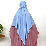 Sky Blue Diamond Khimar