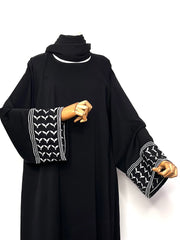 Rehmat Embroidery Abaya