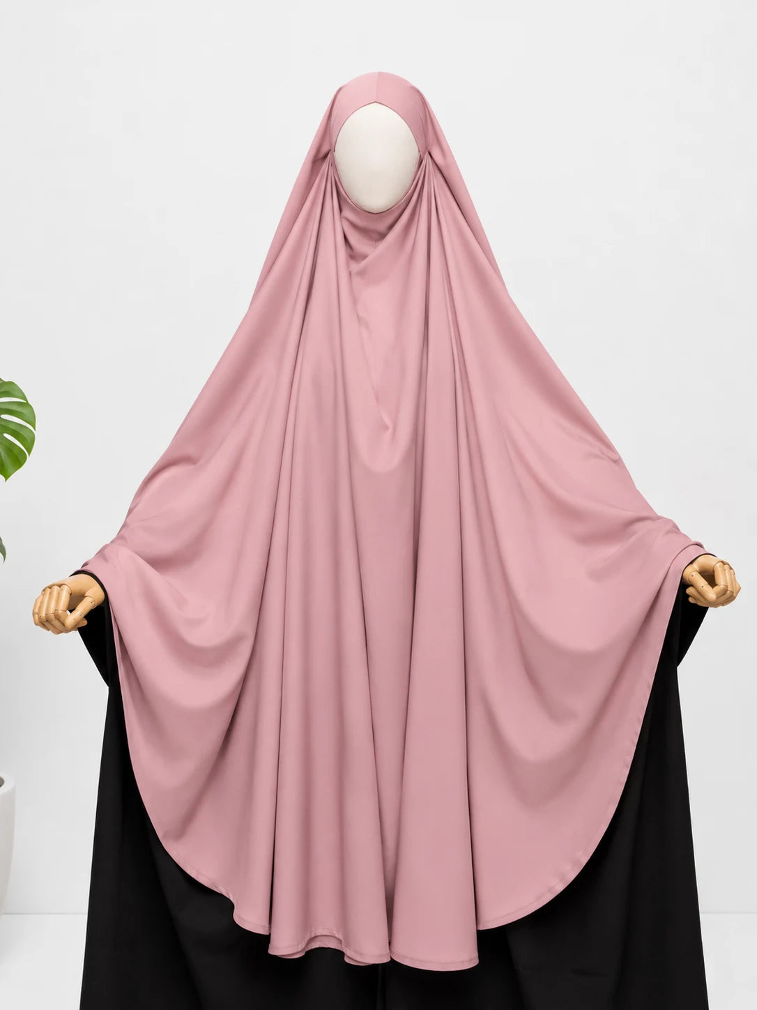 Pastel Pink Awrah Khimar