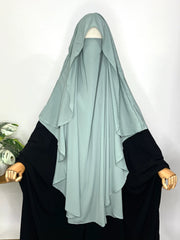 Sapphire Flap Round Khimar