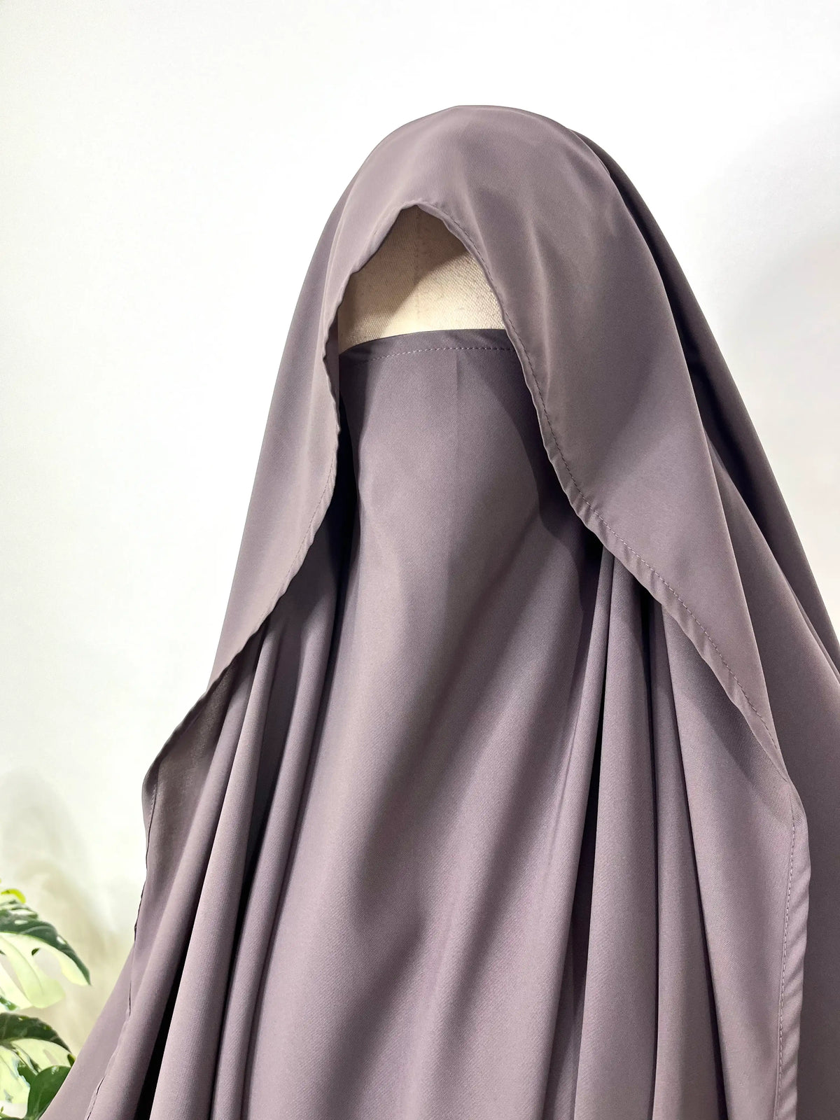 Lavender Flap Round Khimar