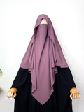 Dusty Mauve Flap Diamond Khimar