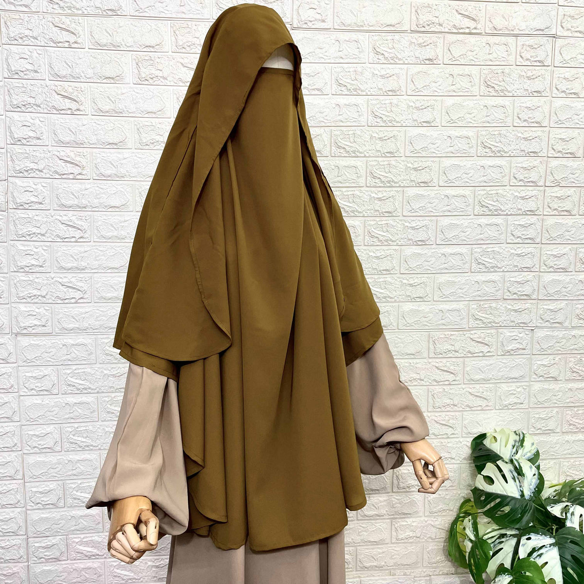 Henna Flap Round Khimar