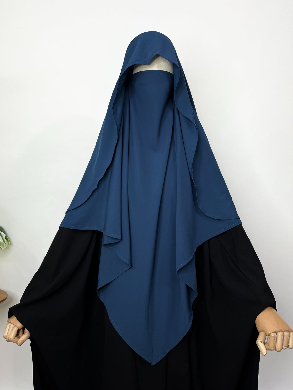 Crystal Blue Flap Diamond Khimar