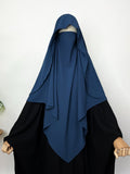 Crystal Blue Flap Diamond Khimar