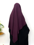 Plum Flap Diamond Khimar