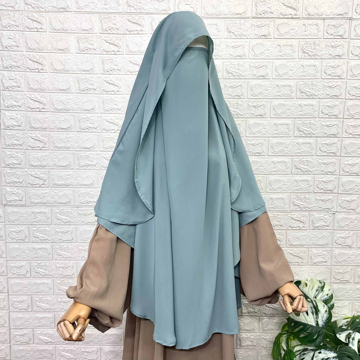 Sapphire Flap Round Khimar