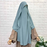 Sapphire Flap Round Khimar