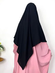 Black Flap Diamond Khimar