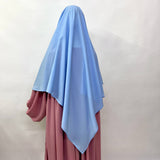 Sky Blue Flap Diamond Khimar