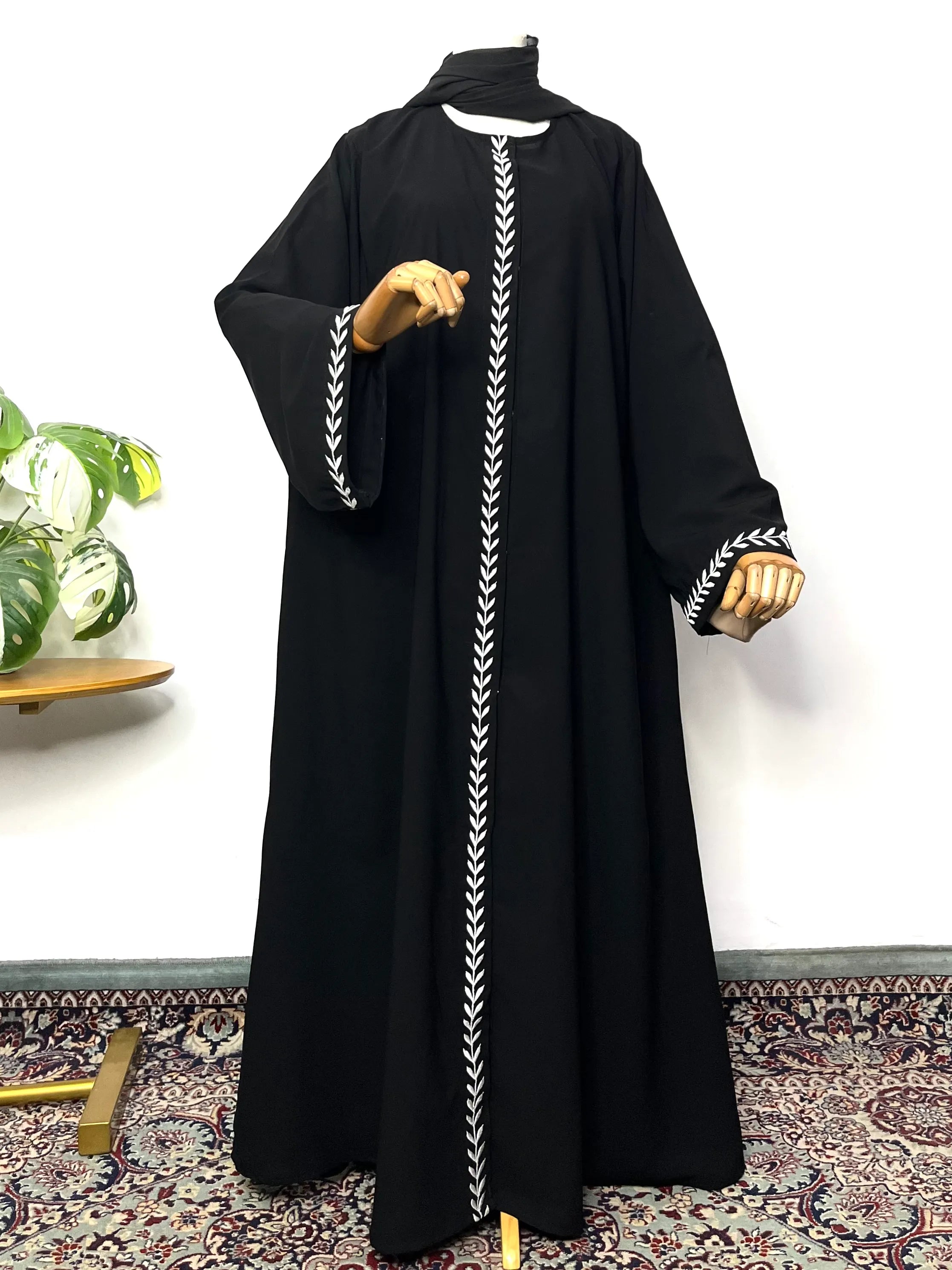  Embroidery Abaya