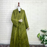 Twill Rayon Front Open Abaya