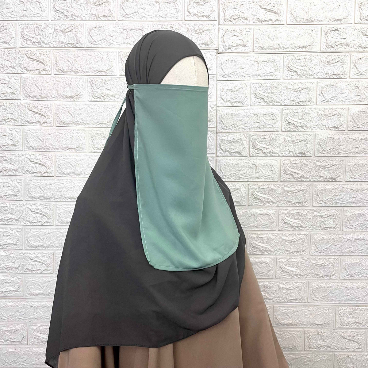 Emerald Half Niqab