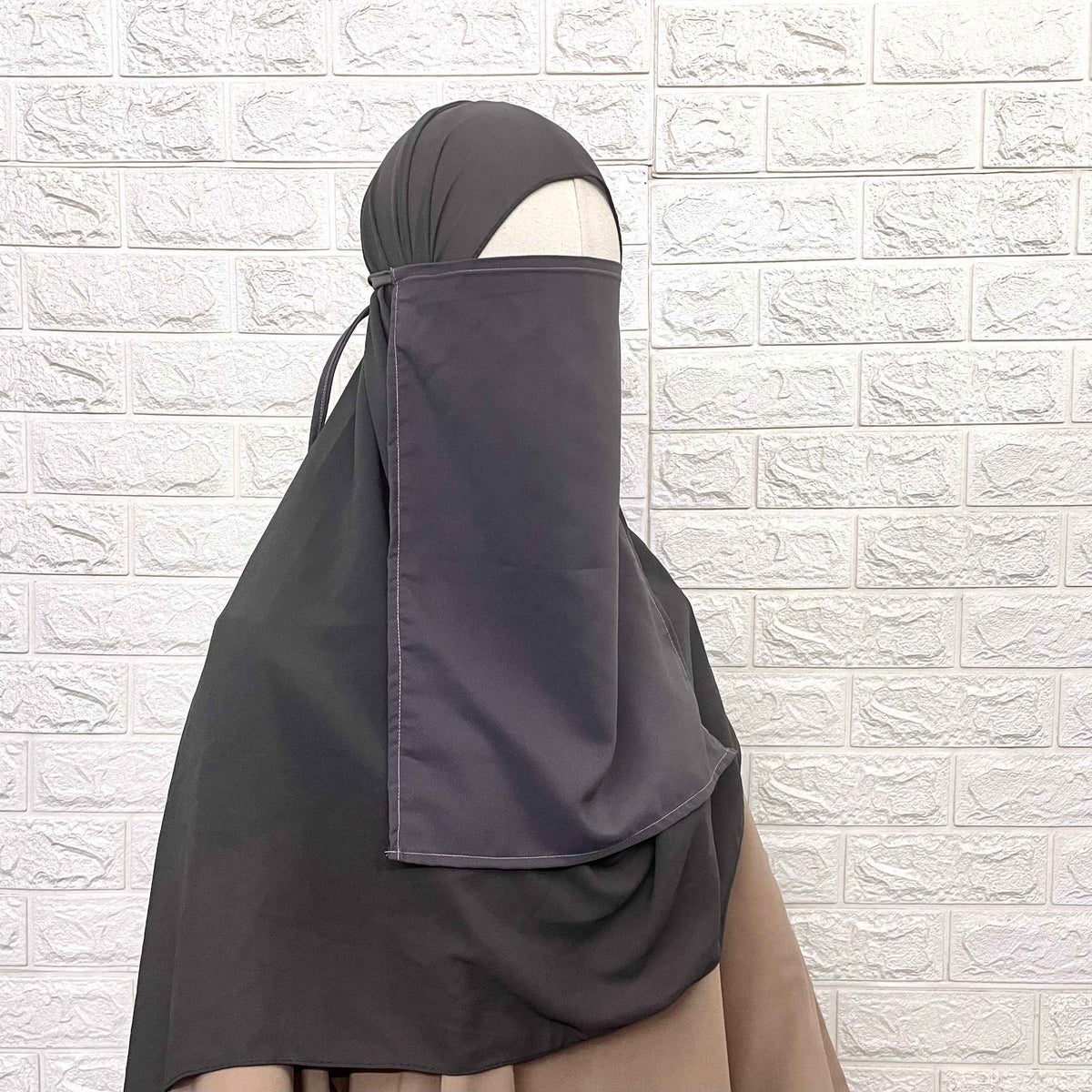 Lavender Half Niqab