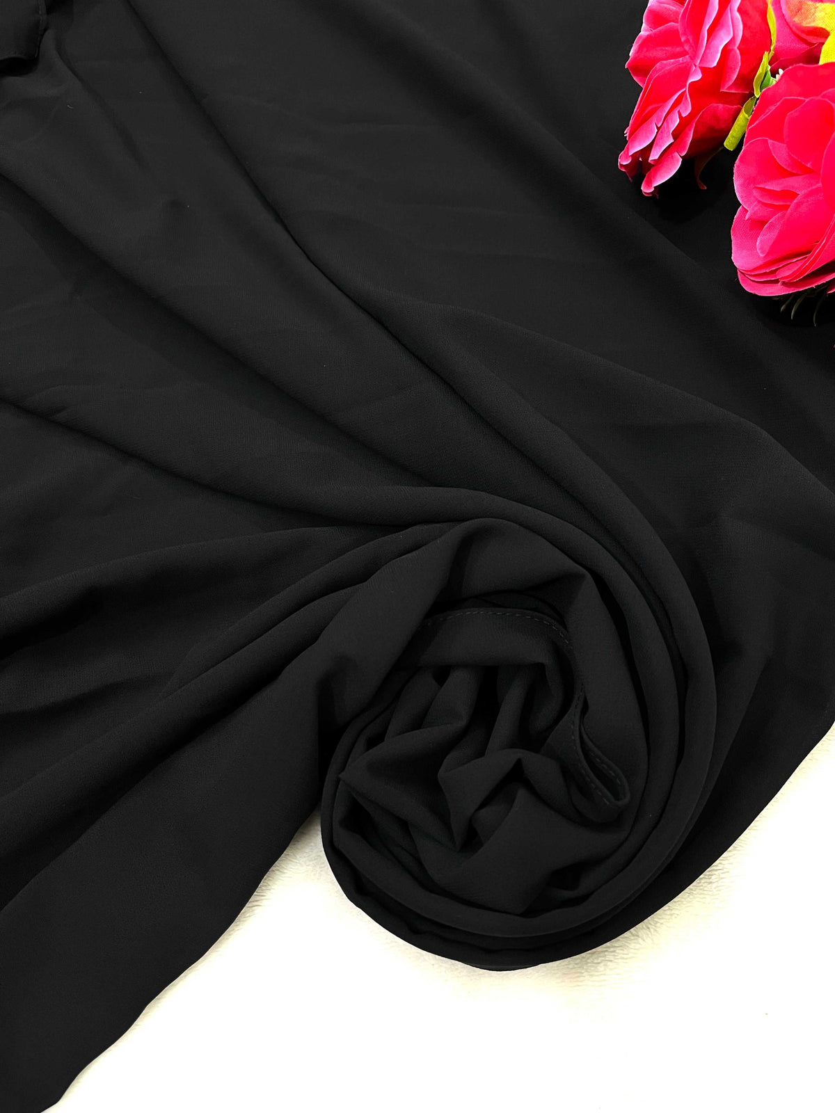 Dark Brown Basic Abaya With Baggy Sleeves