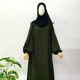 Olive IQRA String Abaya