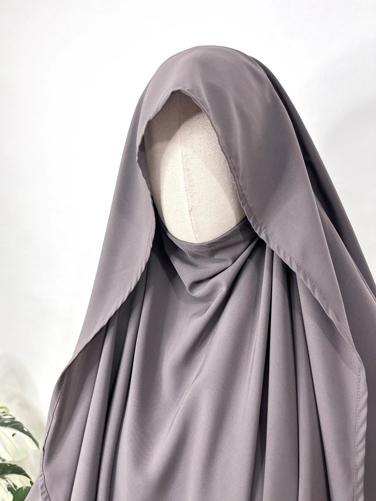 Lavender Awrah Khimar With Flap