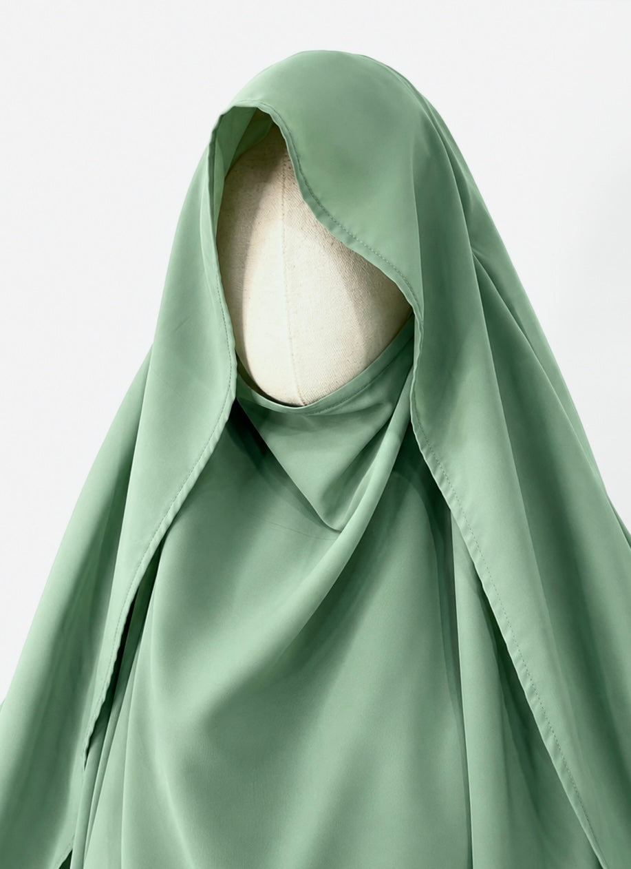 Emerald Awrah Khimar With Flap