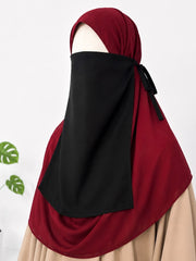 Black Half Niqab