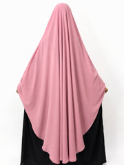 Pastel Pink Awrah Khimar With Flap