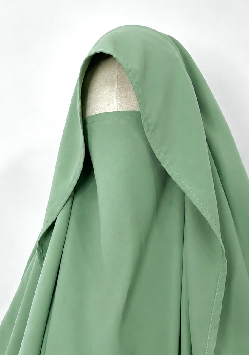 Emerald Awrah Khimar With Flap