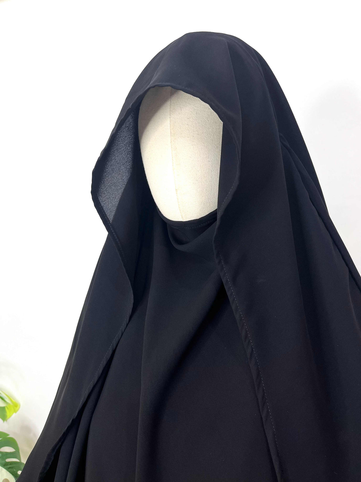 Black Flap Diamond Khimar