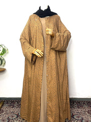 Cotton Front Open Abaya