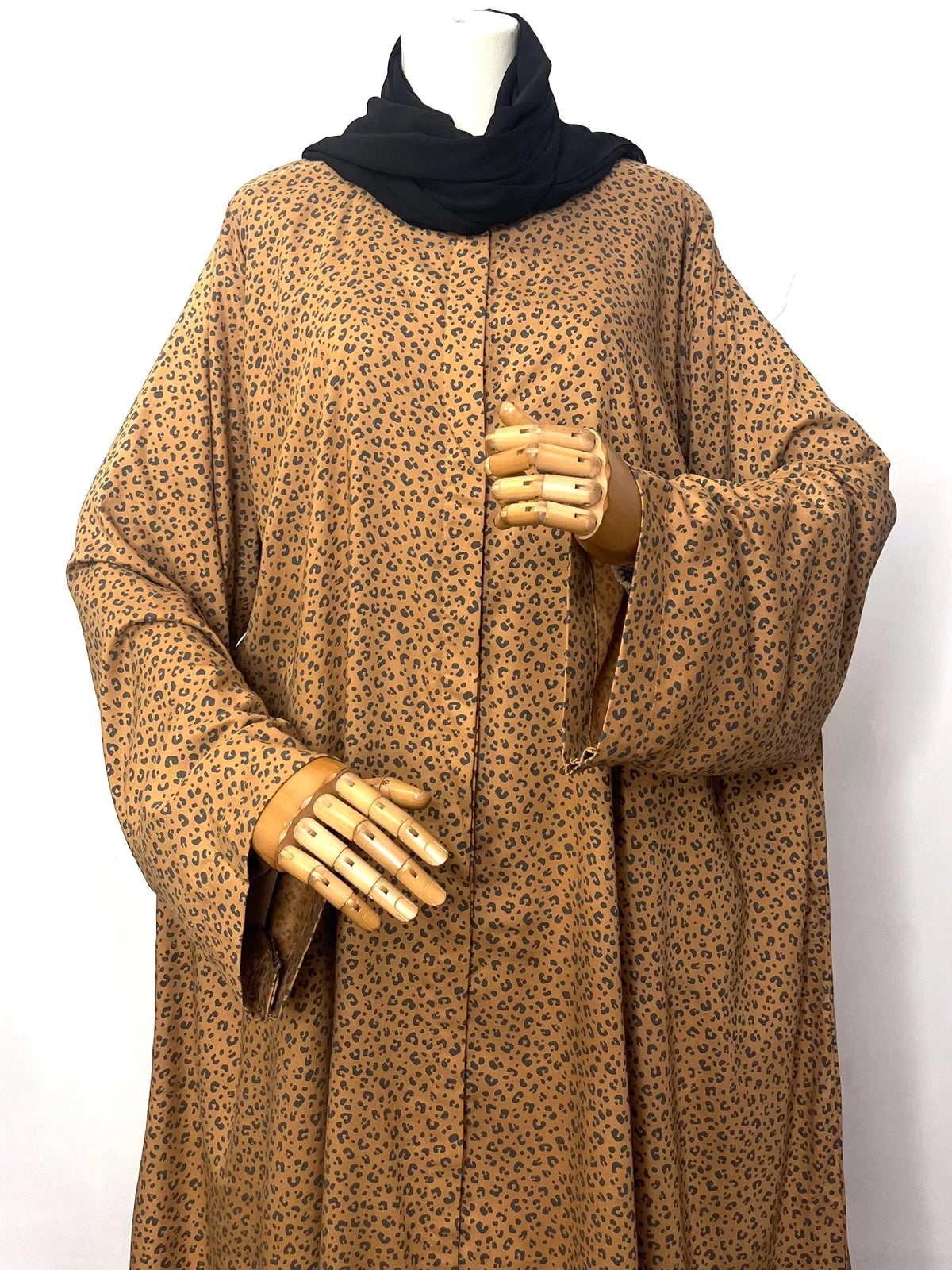 Cotton Front Open Abaya