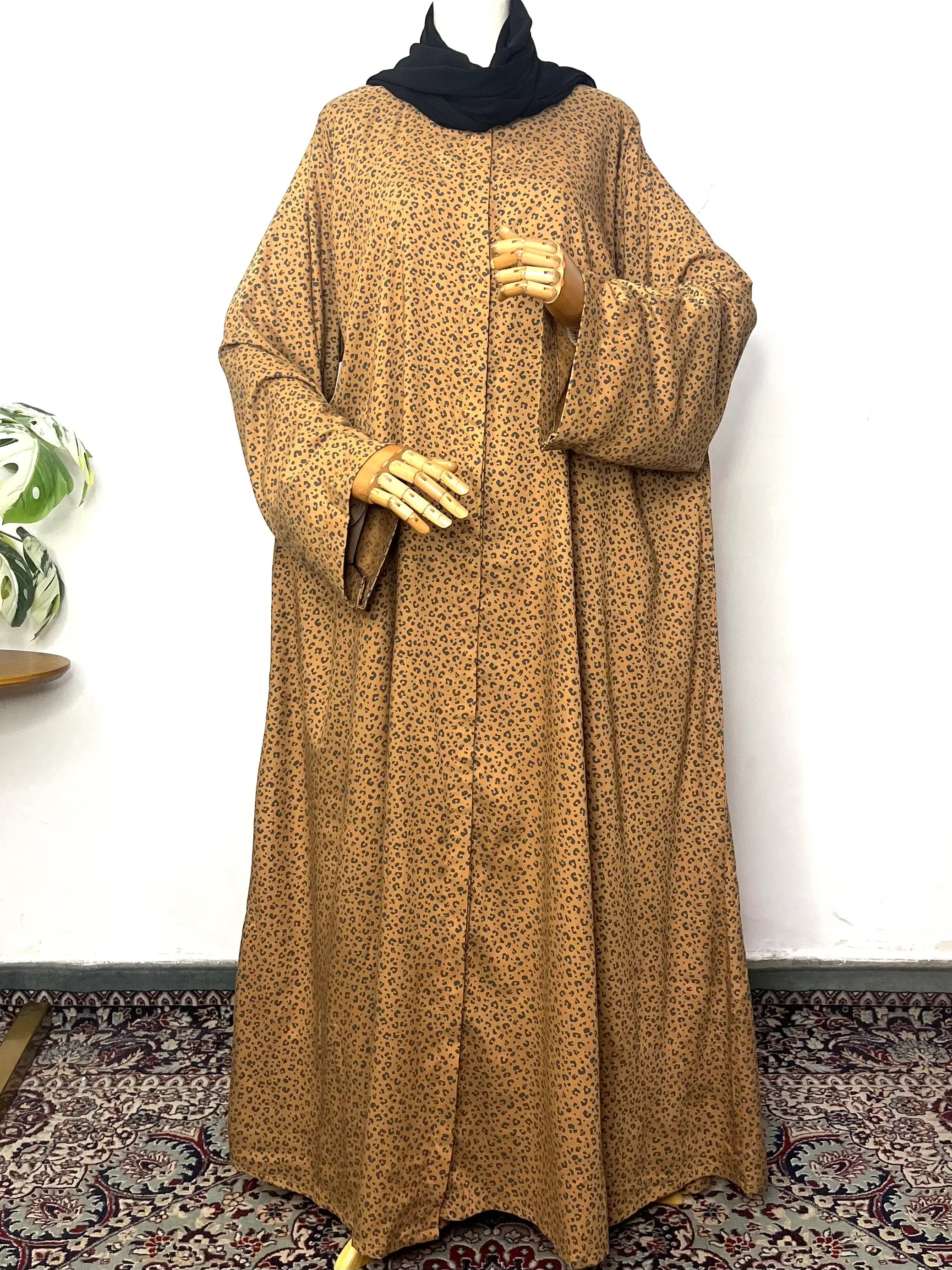 front open abaya