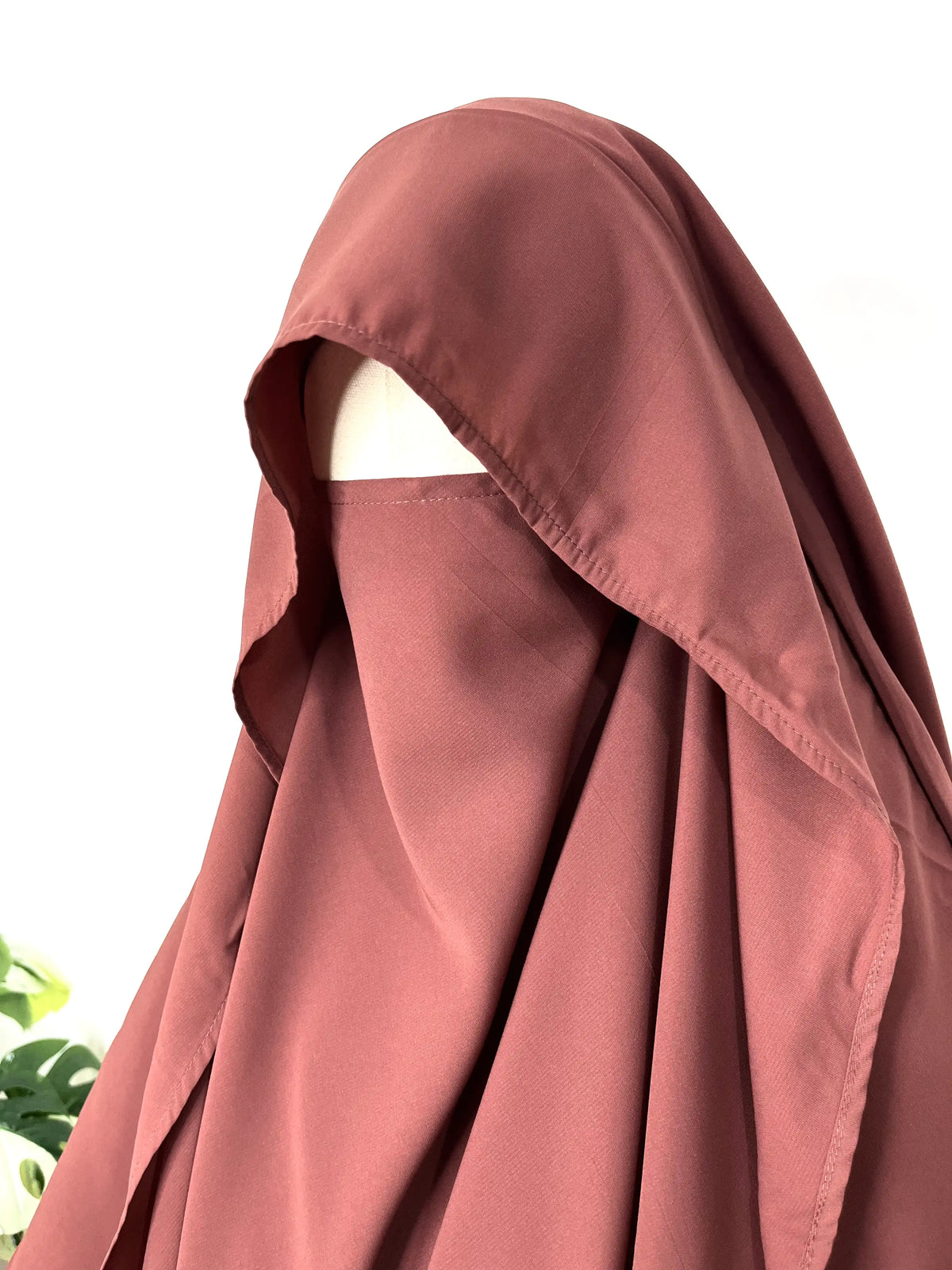 Pecan Awrah Khimar With Flap