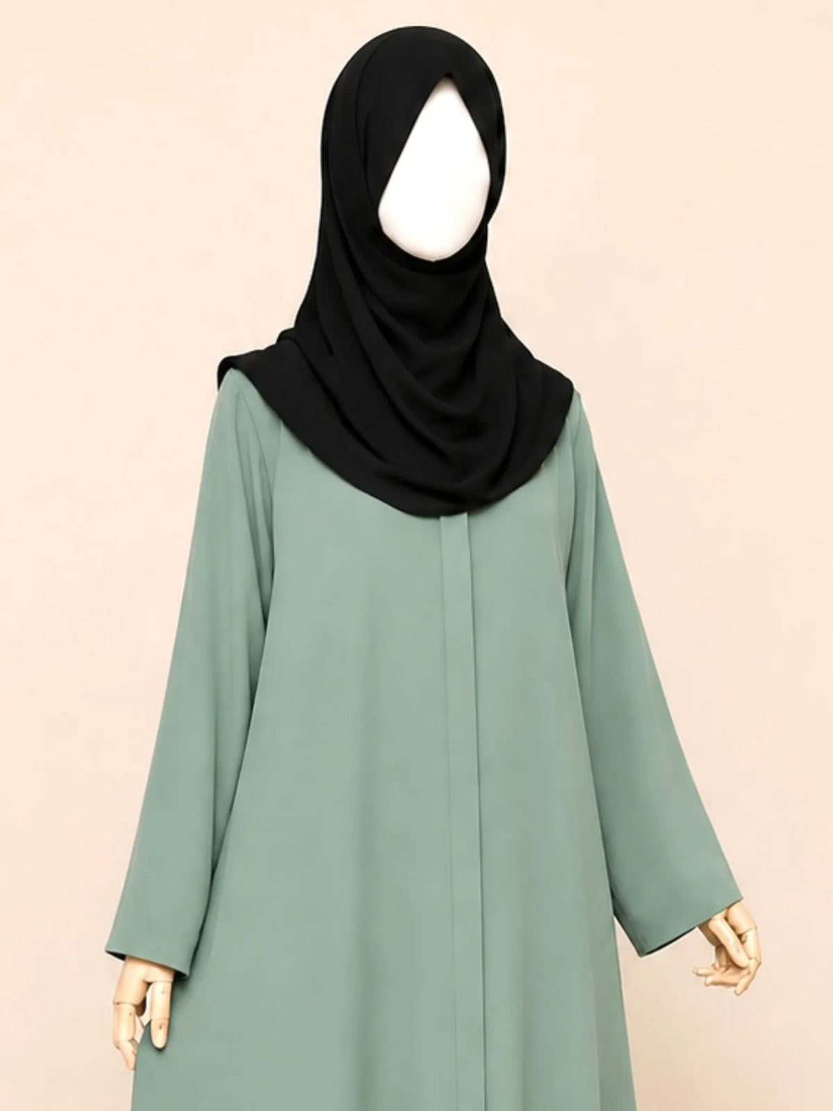 Emerald Front Open Abaya