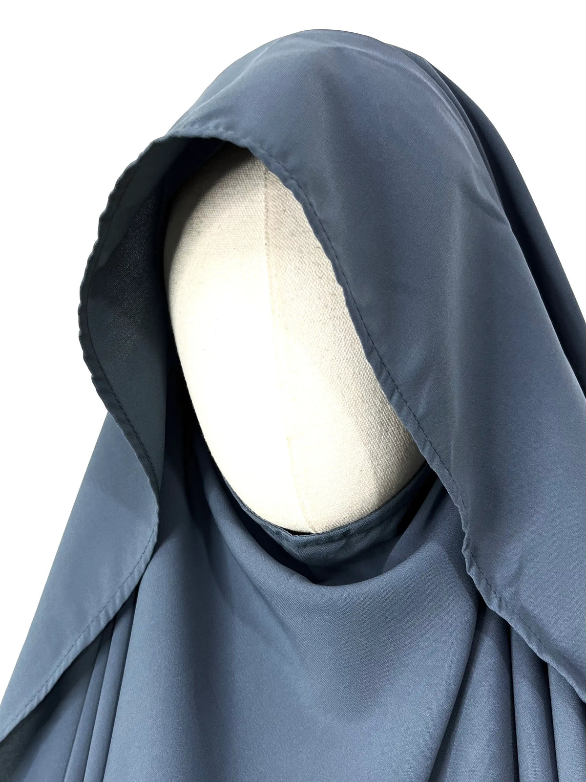 Gray Awrah Khimar With Flap