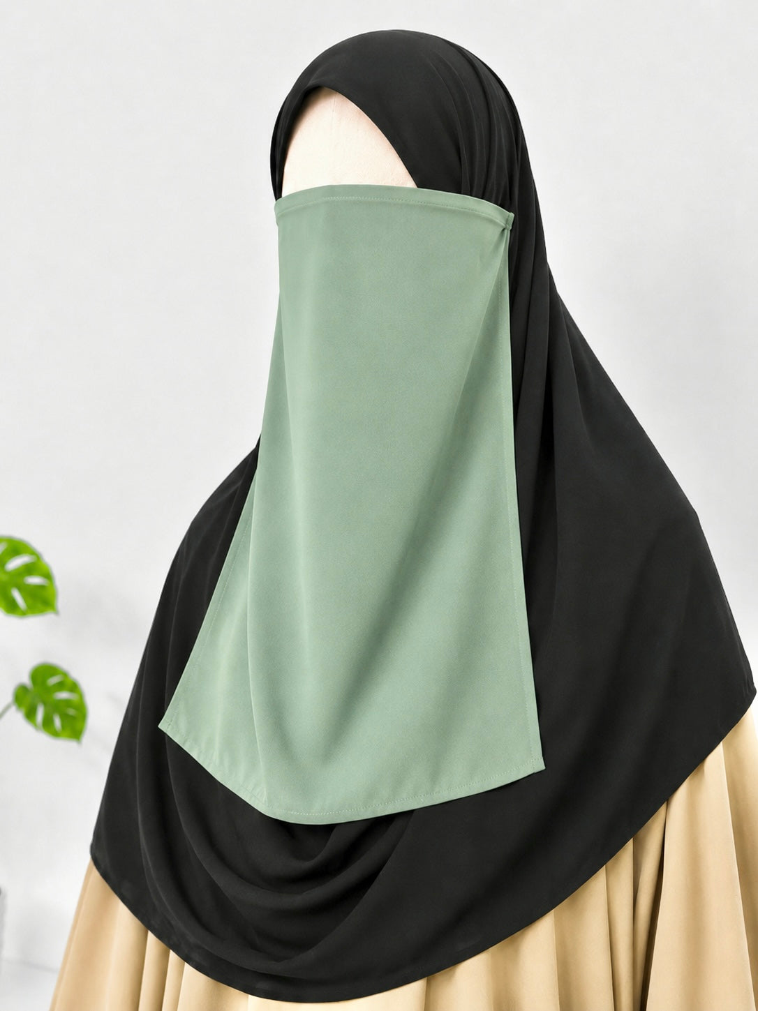 Emerald Half Niqab