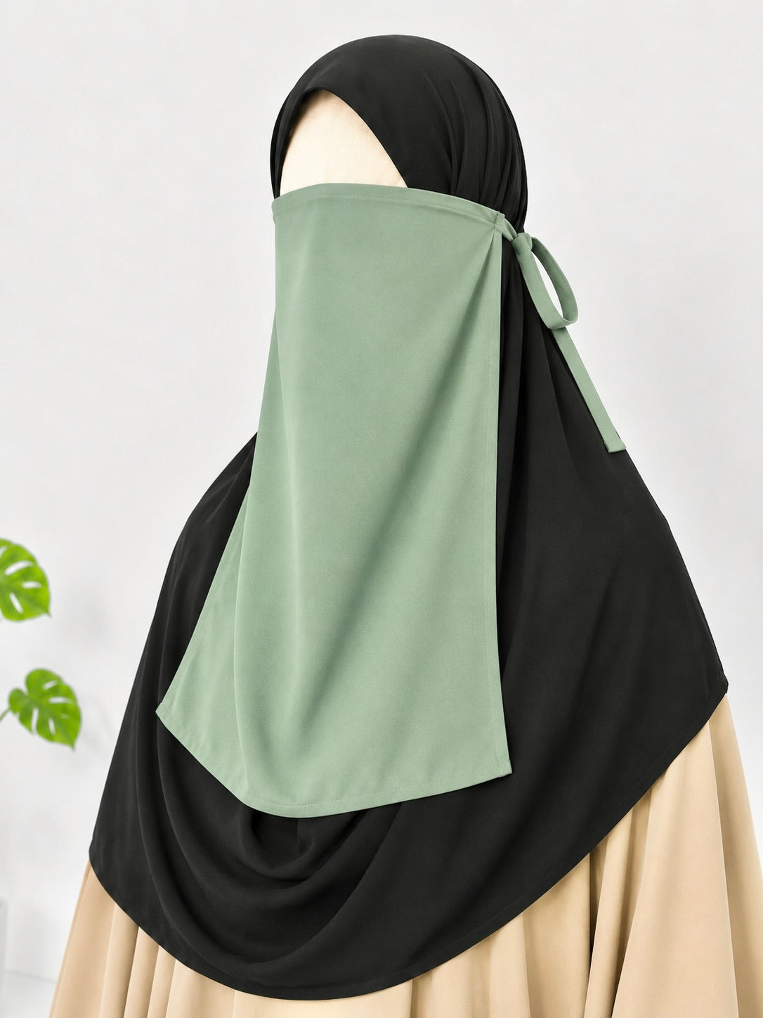 Emerald Half Niqab