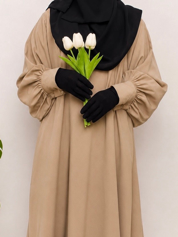 Basic Abaya With Cuff Sleeves