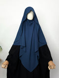 Crystal Blue Flap Diamond Khimar
