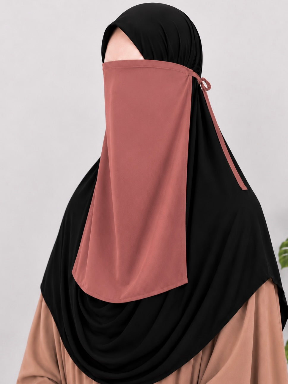 Pecan Half Niqab