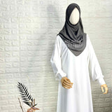 Basic Abaya With Cuff Sleeves