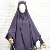 Lavender Two Pc Jilbab With Skirt