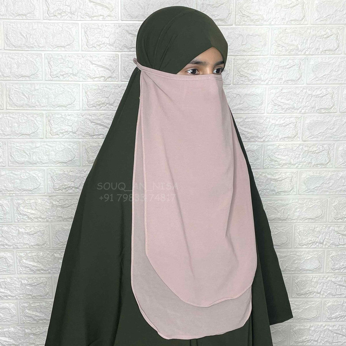 Malaysian Georgette Half Niqab