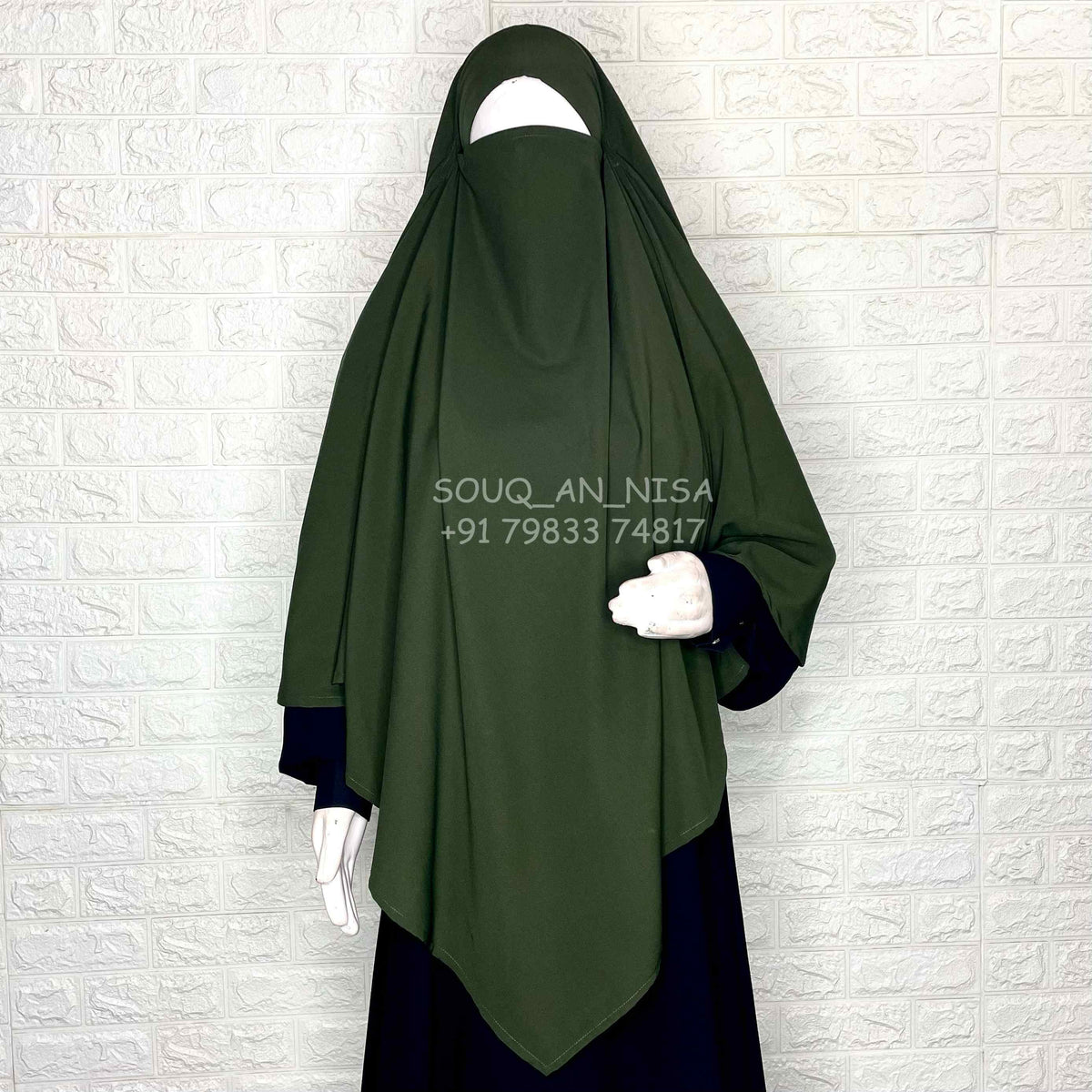 Olive Diamond Khimar