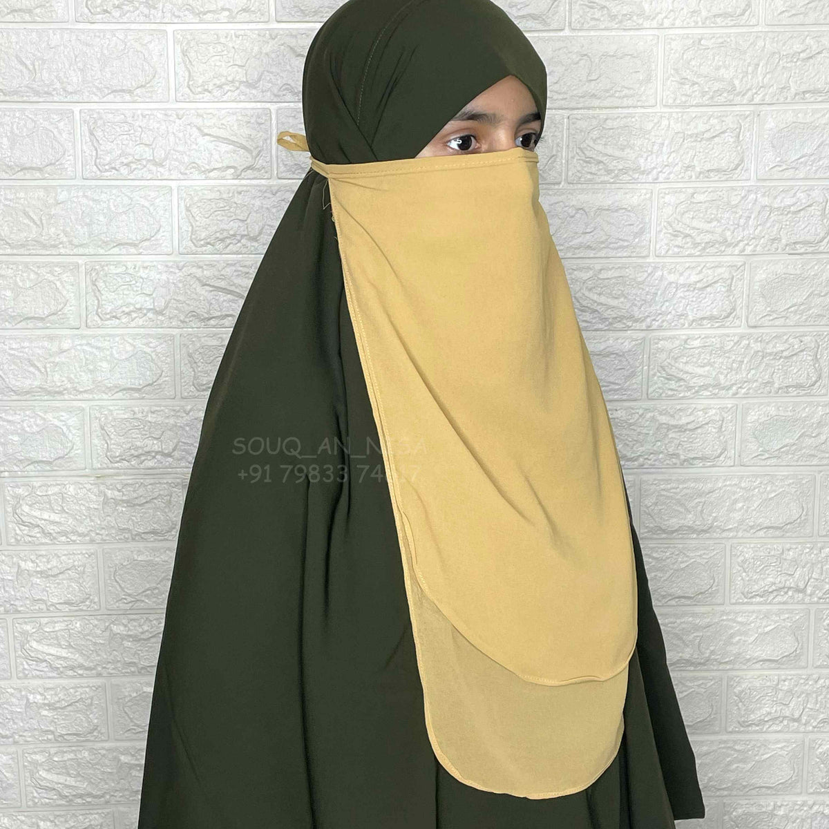 Malaysian Georgette Half Niqab