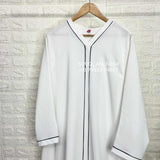 White Piping Abaya