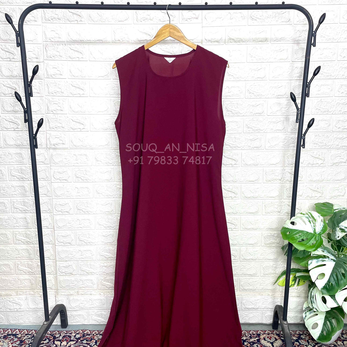 Maroon Abaya Inner