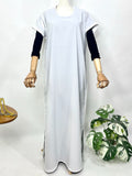 White Abaya Inner