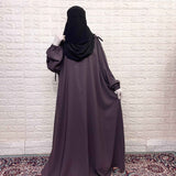 Lavender IQRA String Abaya