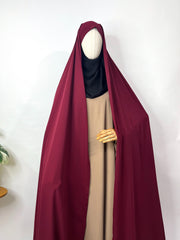 Maroon Irani Chadar Without Sleeves