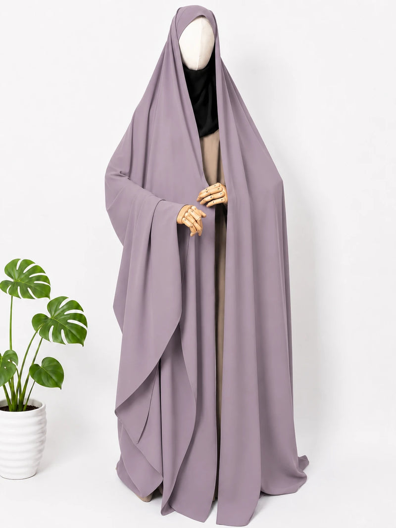 Lavender Irani Chadar Without Sleeves