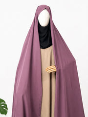 Dusty Mauve Irani Chadar Without Sleeves