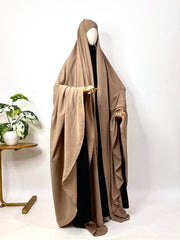 Beige Irani Chadar Without Sleeves